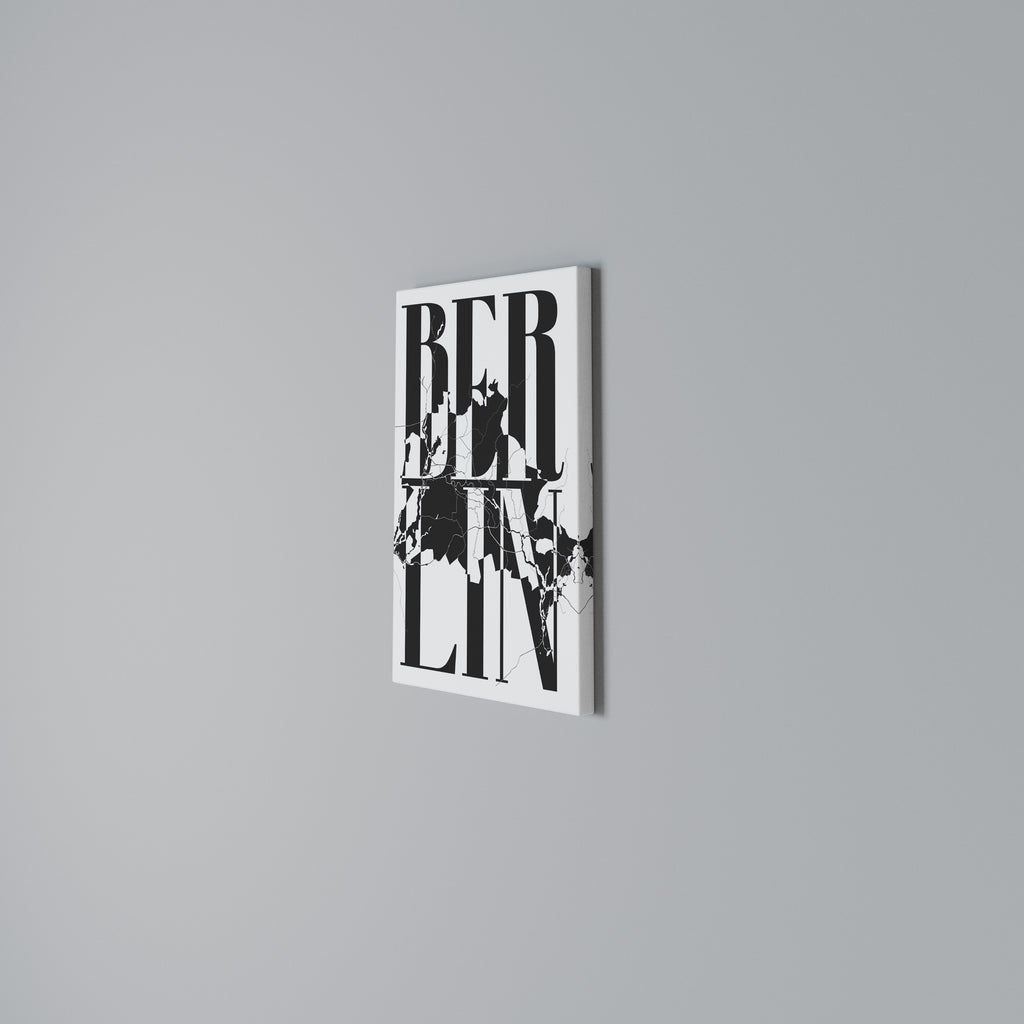BOLD HORIZONS OF BERLIN Quadro em tela vertical
