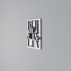 BOLD HORIZONS OF BERLIN Quadro em tela vertical