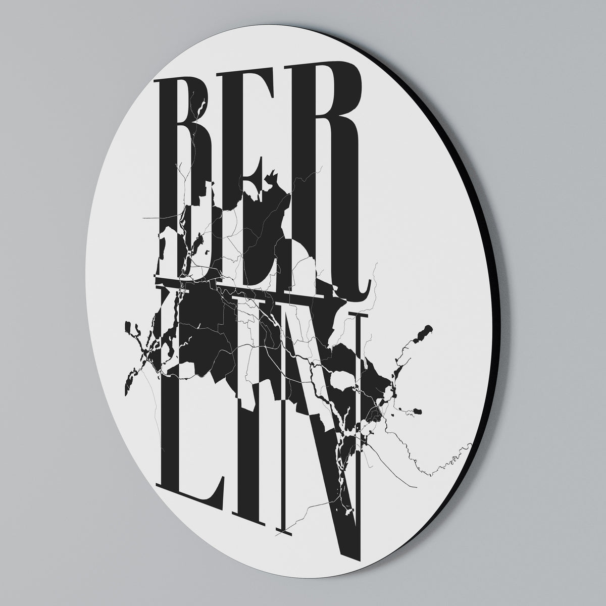 BOLD HORIZONS OF BERLIN Arte de Parede Redonda