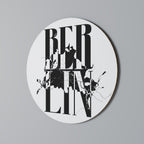 BOLD HORIZONS OF BERLIN Round Wall Art