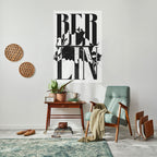 BOLD HORIZONS OF BERLIN Poster Vertical Autocolante