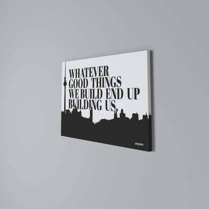 BUILDING OUR LEGACY Horizontal Canvas Print