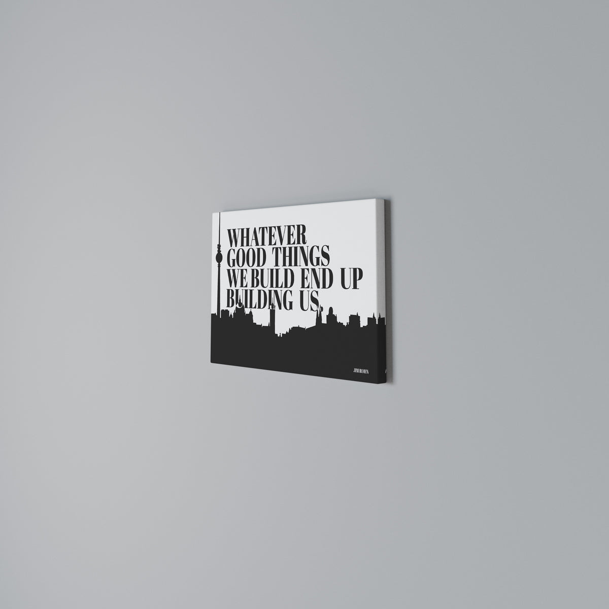 BUILDING OUR LEGACY Horizontal Canvas Print