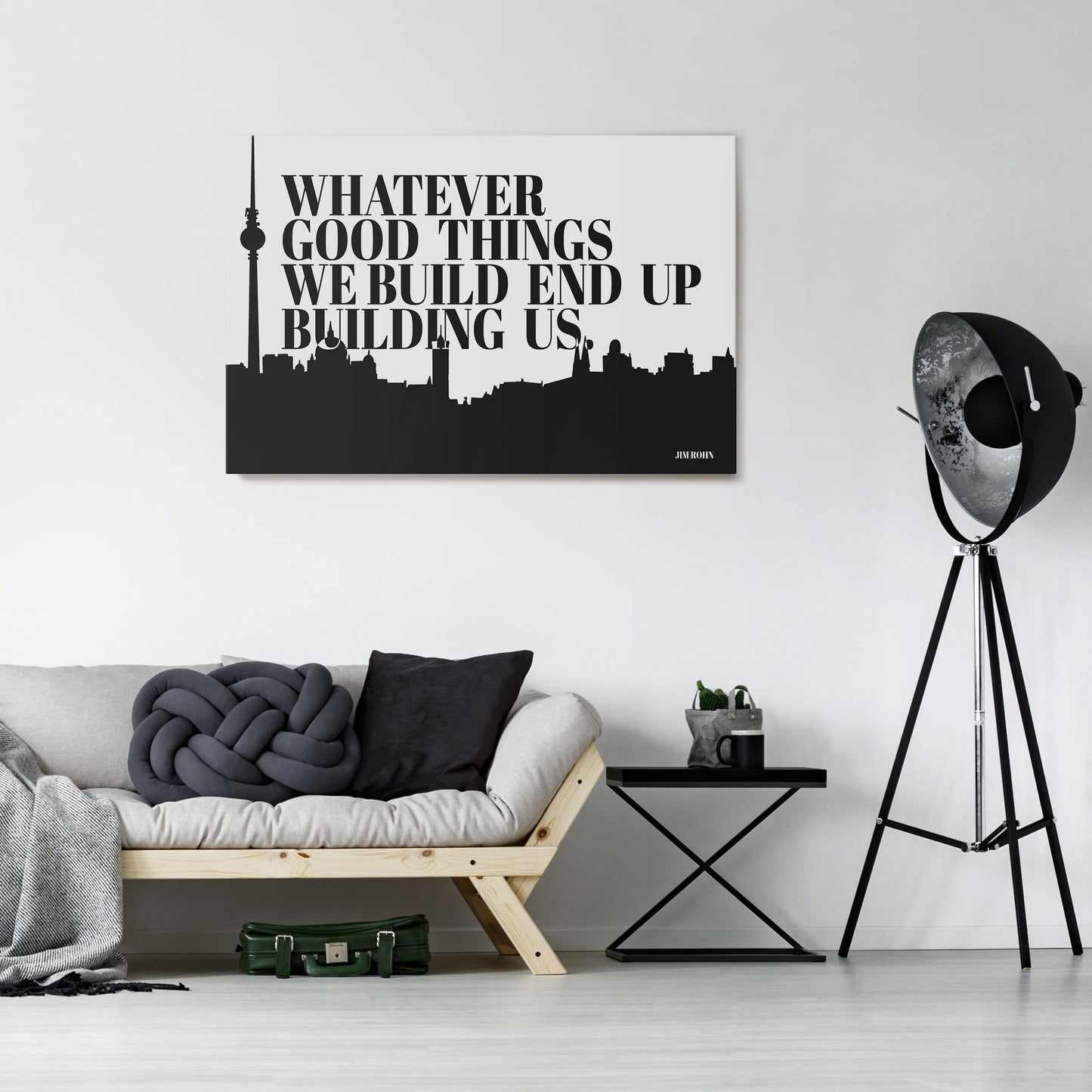 BUILDING OUR LEGACY Horizontal Canvas Print