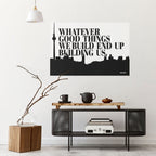 BUILDING OUR LEGACY Peel and Stick Horizontal Poster