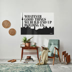 BUILDING OUR LEGACY Peel and Stick Horizontal Poster