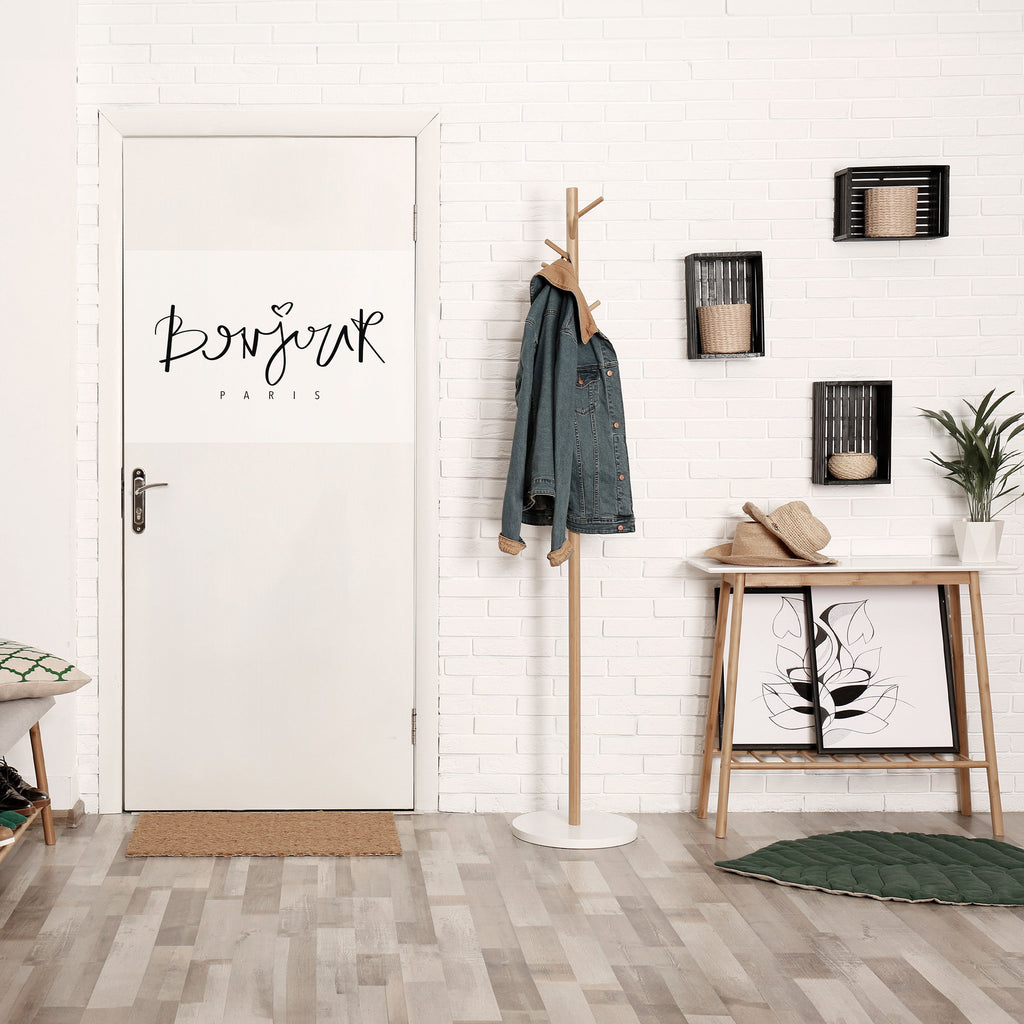 BONJOUR LOVE Peel and Stick Horizontal Poster