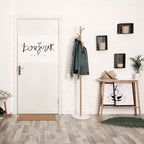 BONJOUR LOVE Peel and Stick Horizontal Poster