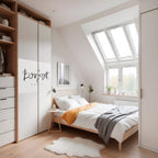 BONJOUR LOVE Peel and Stick Horizontal Poster