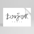 BONJOUR LOVE Póster Autocolante Horizontal