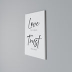 BREEZY BELIEFS Quadro em tela vertical