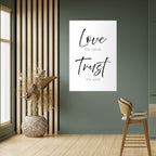 BREEZY BELIEFS Peel and Stick Vertical Poster