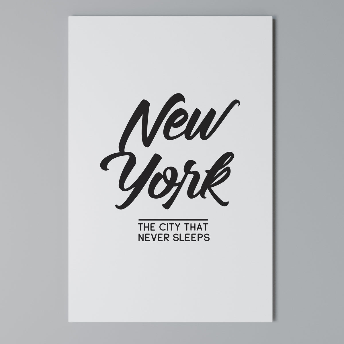 AWAKE IN NYC Quadro em tela vertical