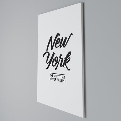 AWAKE IN NYC Quadro em tela vertical