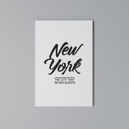 AWAKE IN NYC Quadro em tela vertical