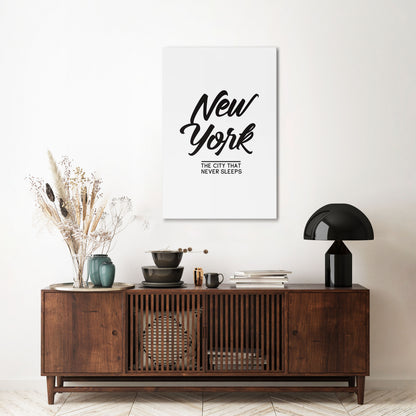 AWAKE IN NYC Quadro em tela vertical