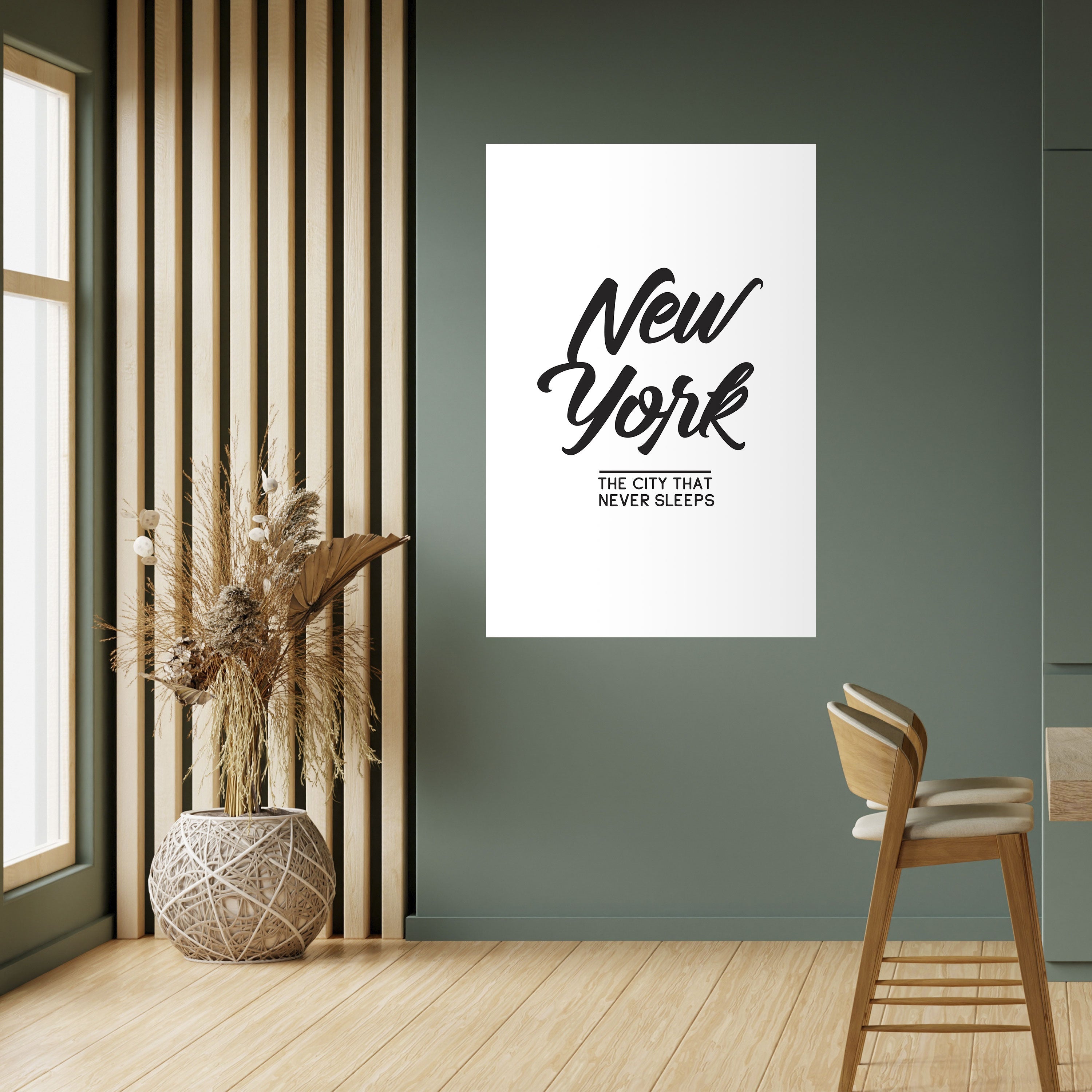 AWAKE IN NYC Poster Vertical Autocolante