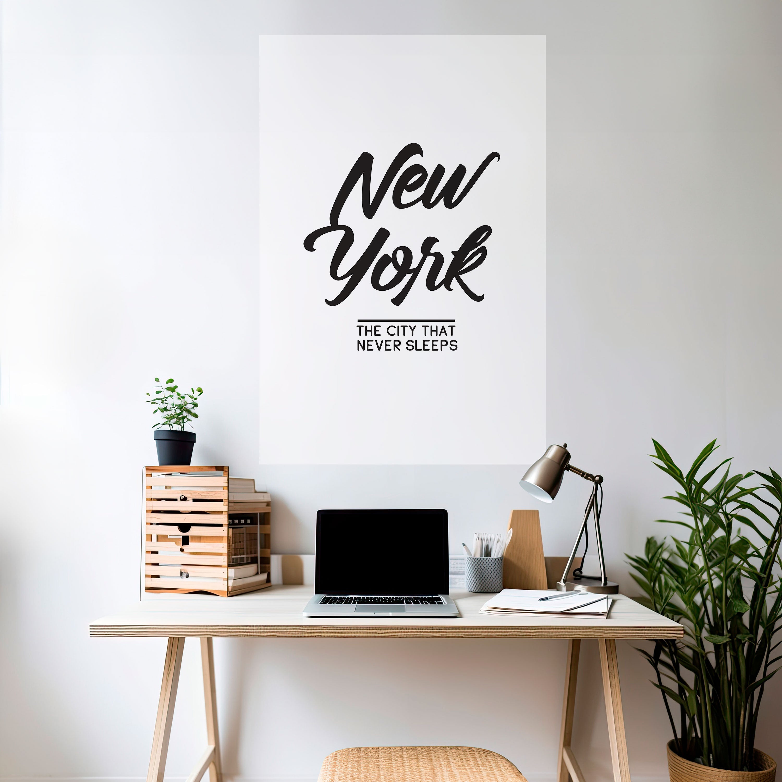 AWAKE IN NYC Poster Vertical Autocolante