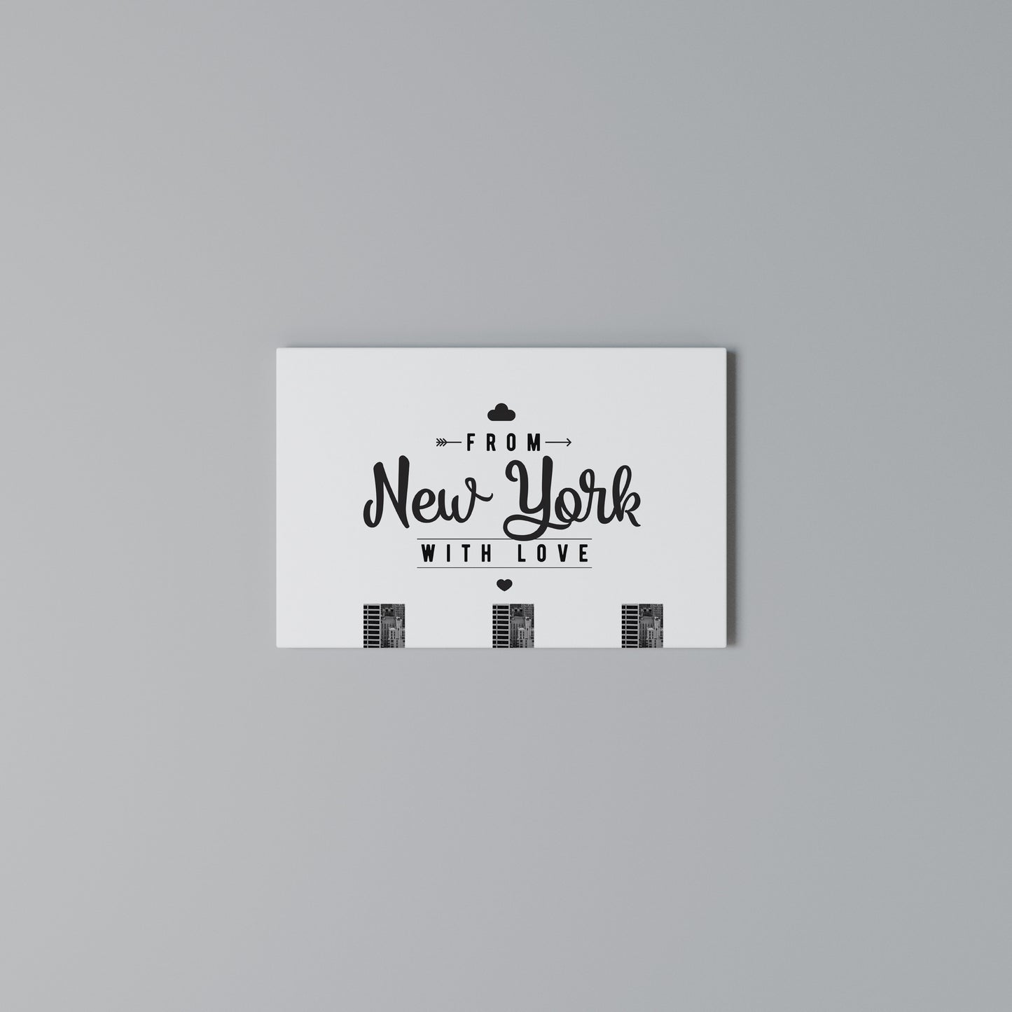 NEW YORK HEARTBEAT Horizontal Canvas Print