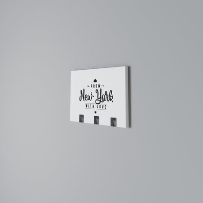 NEW YORK HEARTBEAT Horizontal Canvas Print