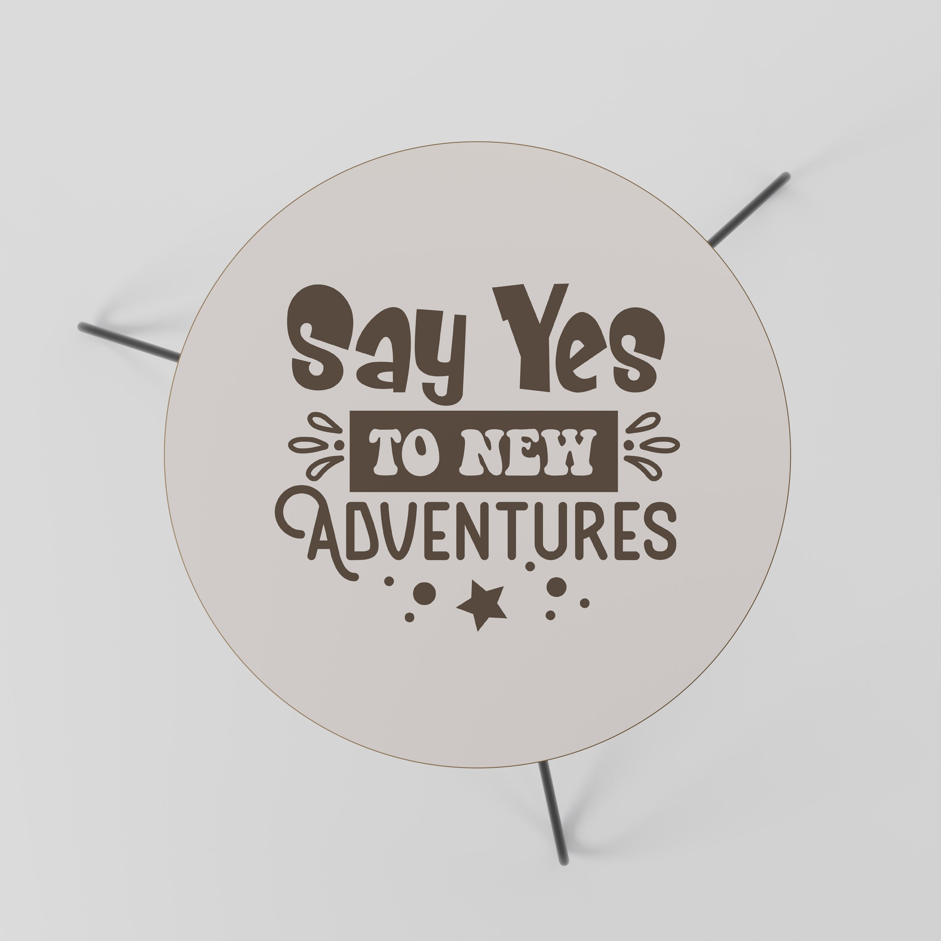 ADVENTURE AWAITS YOU Mesa de Centro 60