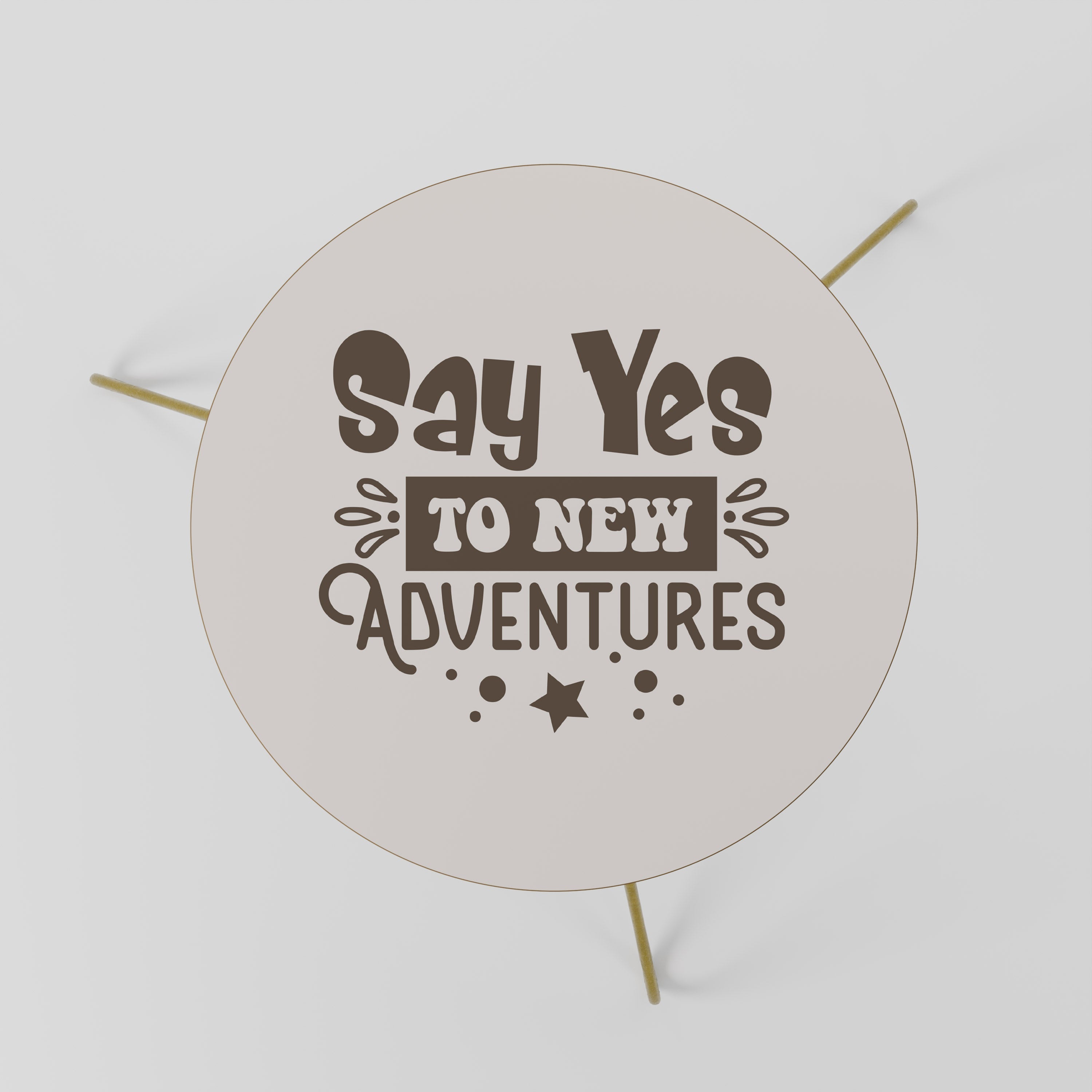 ADVENTURE AWAITS YOU Mesa de Centro 60