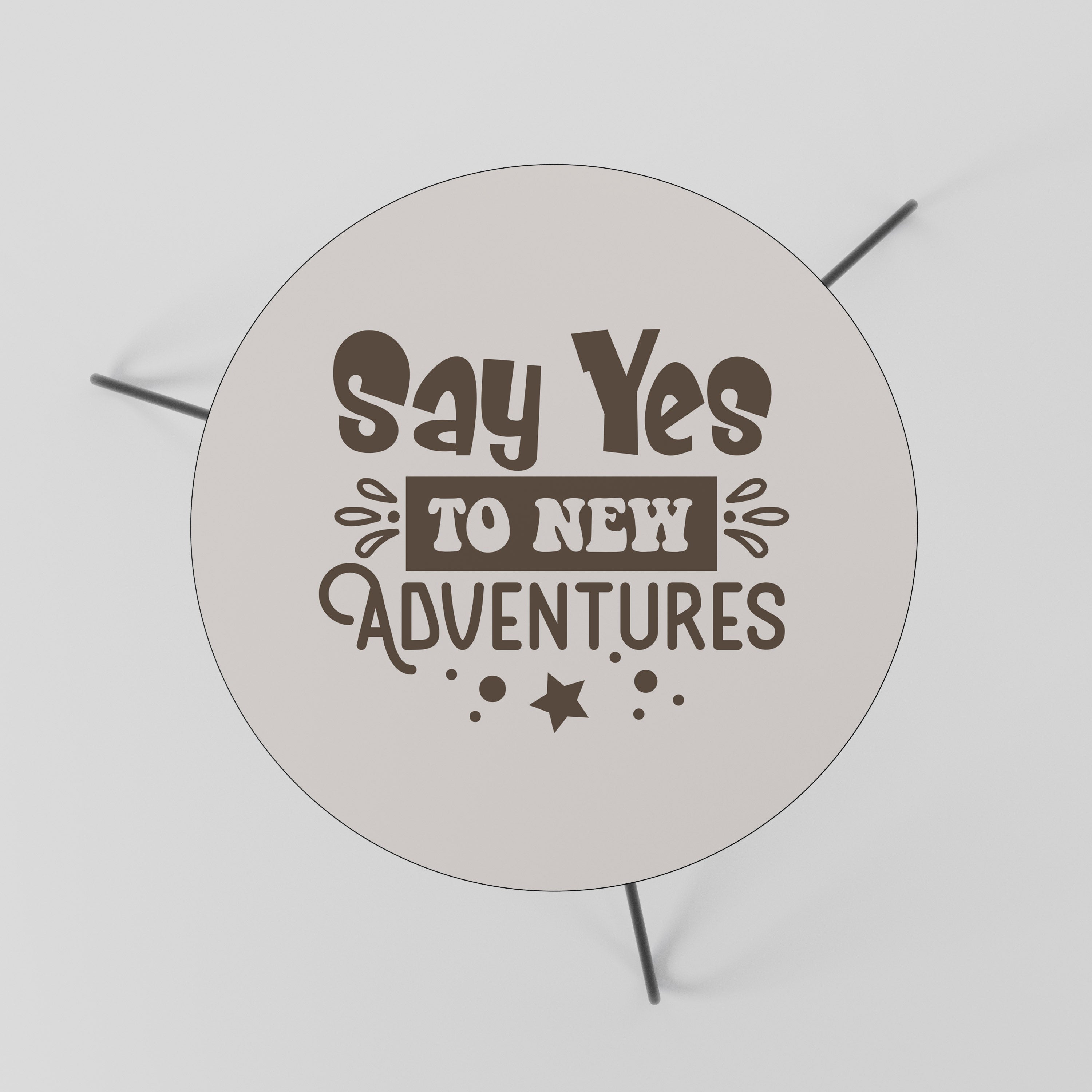 ADVENTURE AWAITS YOU Mesa de Centro 60