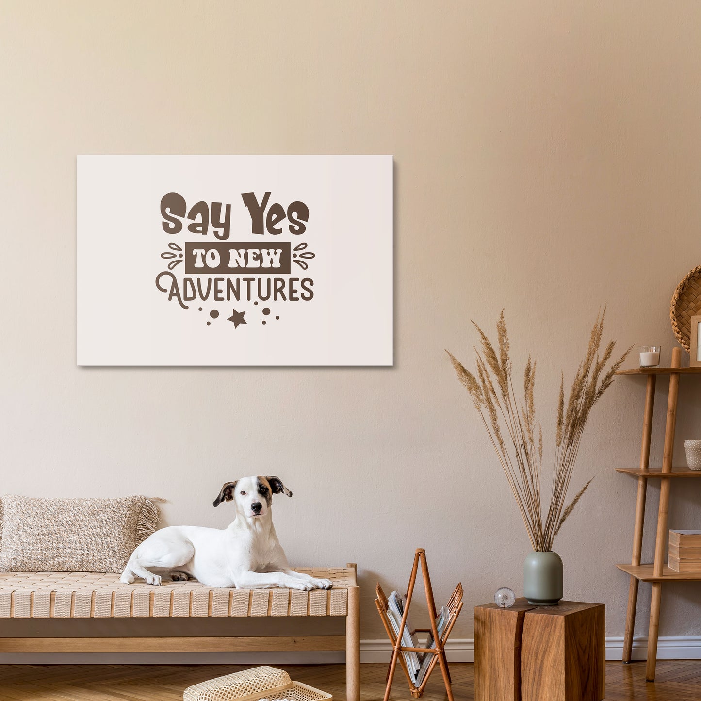 ADVENTURE AWAITS YOU Horizontal Canvas Print