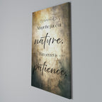 HARMONY WITH NATURE Quadro em tela vertical