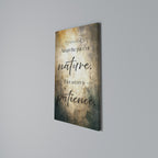 HARMONY WITH NATURE Quadro em tela vertical