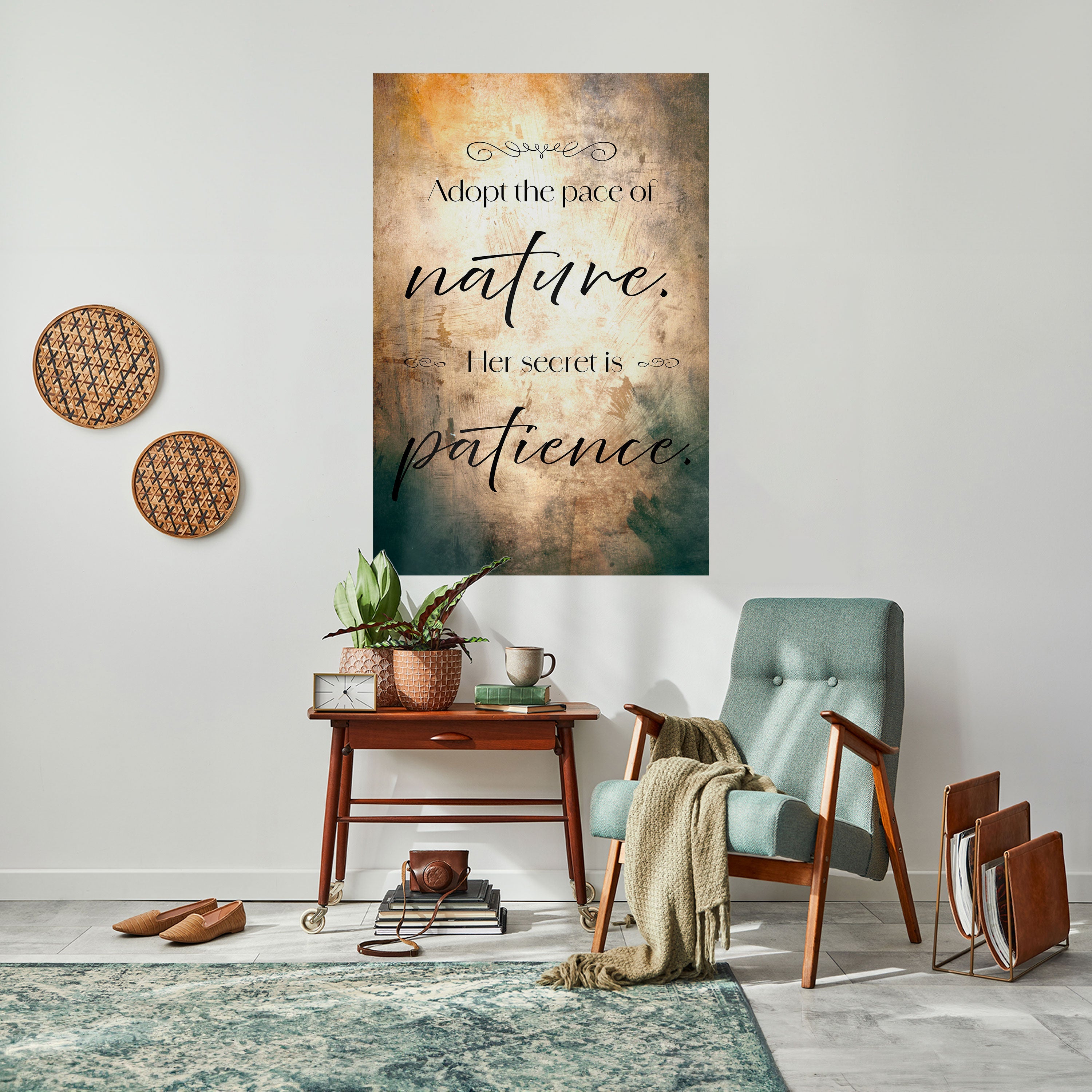 HARMONY WITH NATURE Poster Vertical Autocolante