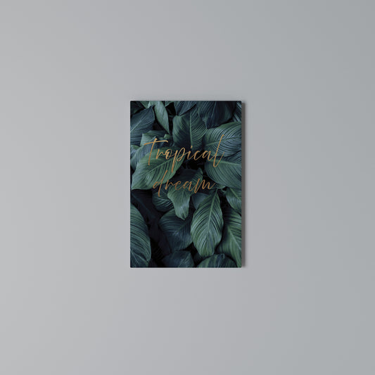 TROPICAL BLISS Quadro em tela vertical