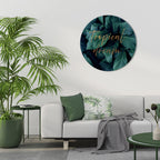 TROPICAL BLISS Round Wall Art
