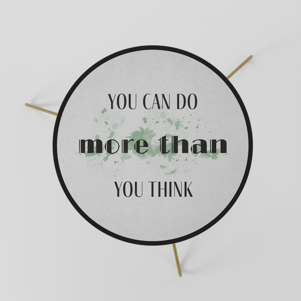 BELIEVE AND ACHIEVE Mesa de Centro 60