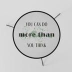 BELIEVE AND ACHIEVE Mesa de Centro 60