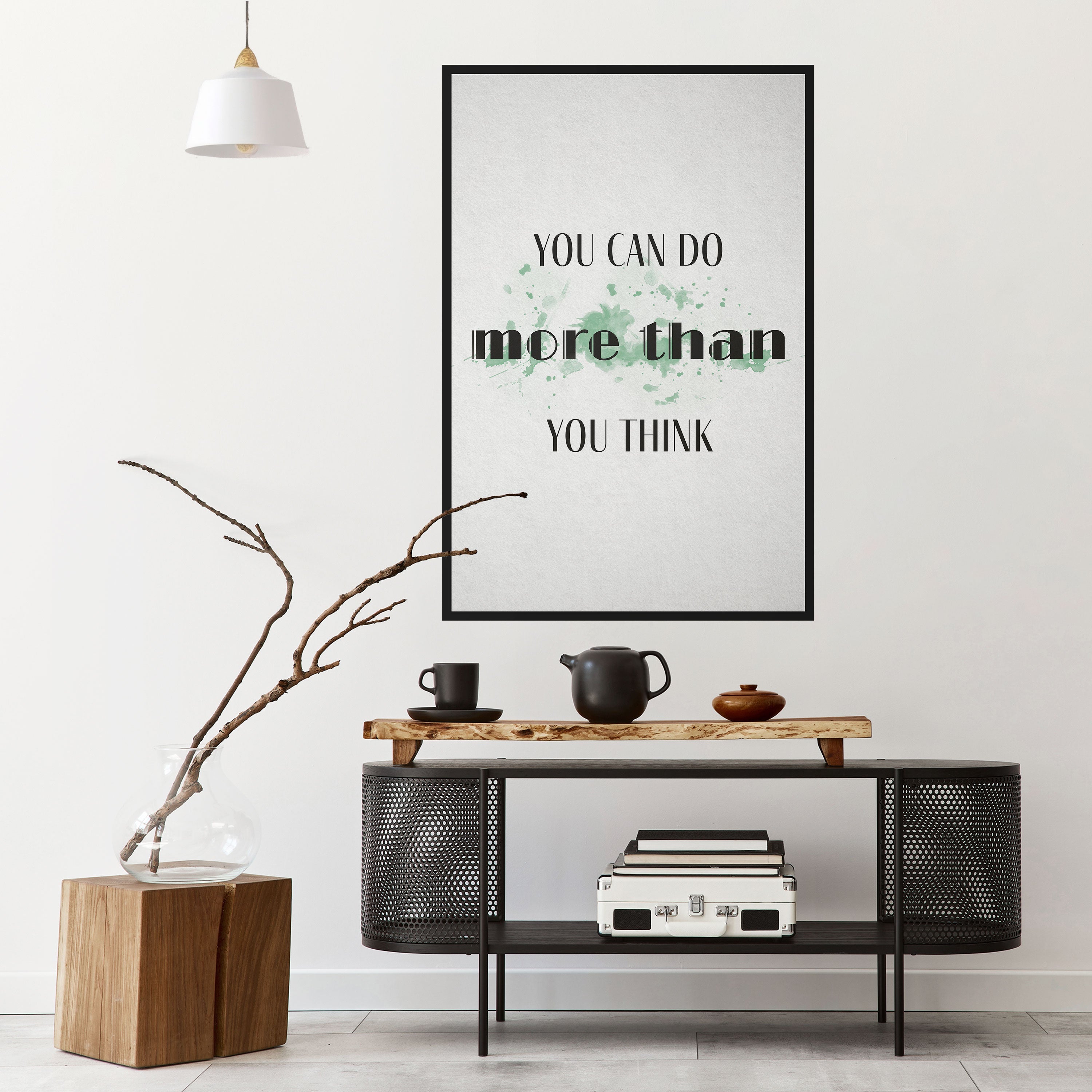 BELIEVE AND ACHIEVE Peel and Stick Vertical Poster