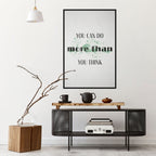 BELIEVE AND ACHIEVE Peel and Stick Vertical Poster