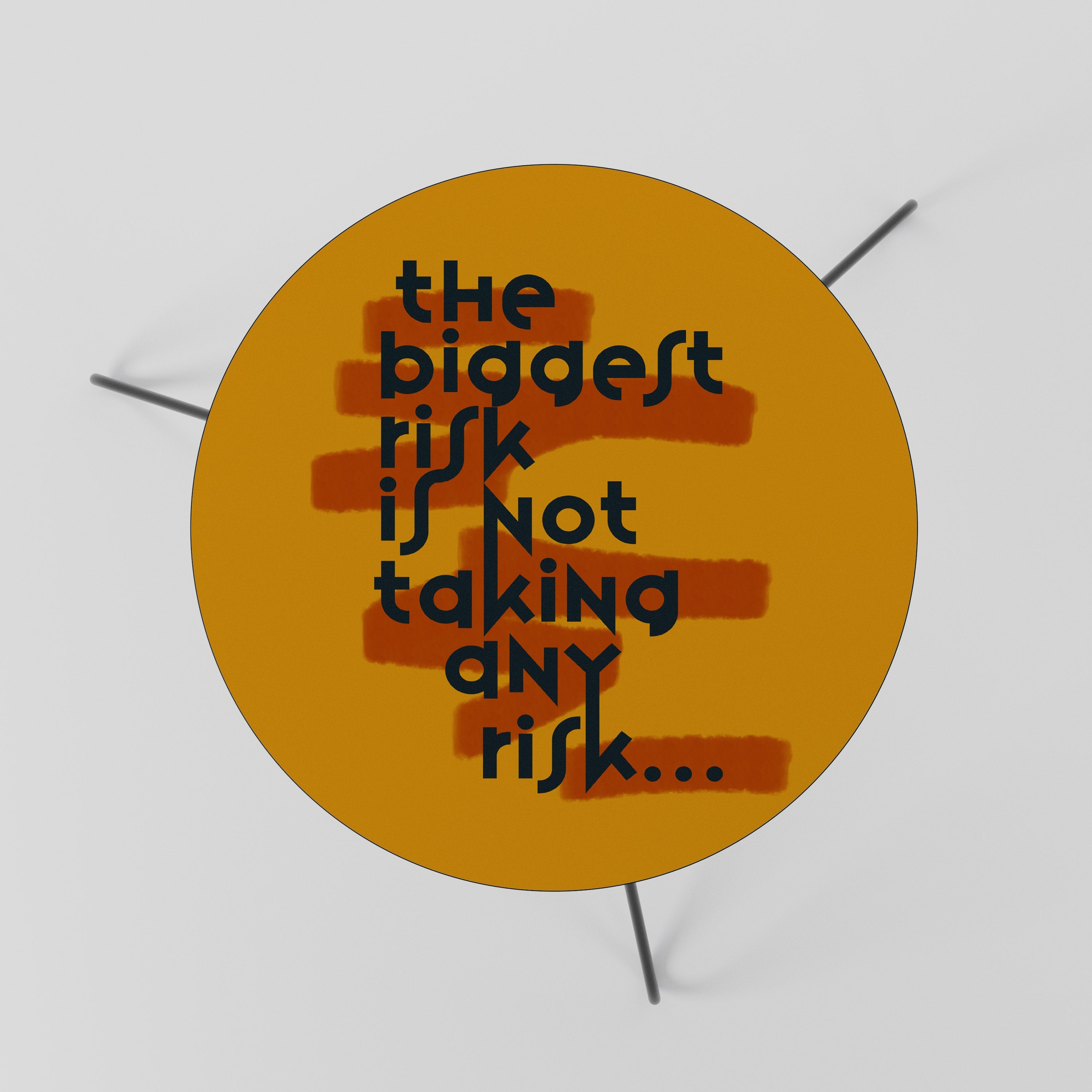 THE BIGGEST RISK Mesa de Centro 60