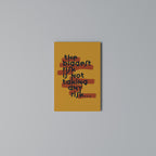 THE BIGGEST RISK Quadro em tela vertical