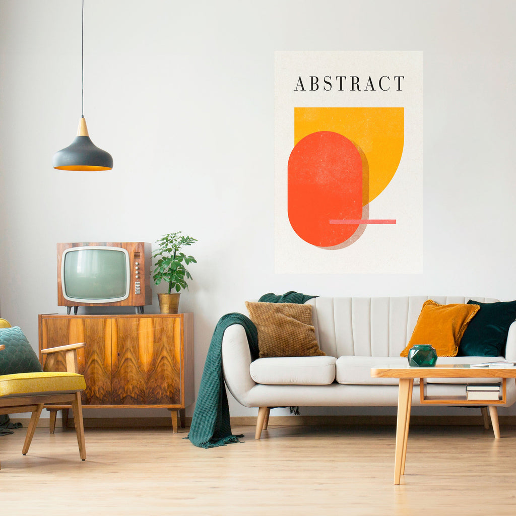 PLAYFUL COMPOSITION Poster Vertical Autocolante