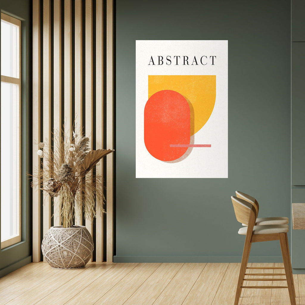 PLAYFUL COMPOSITION Poster Vertical Autocolante