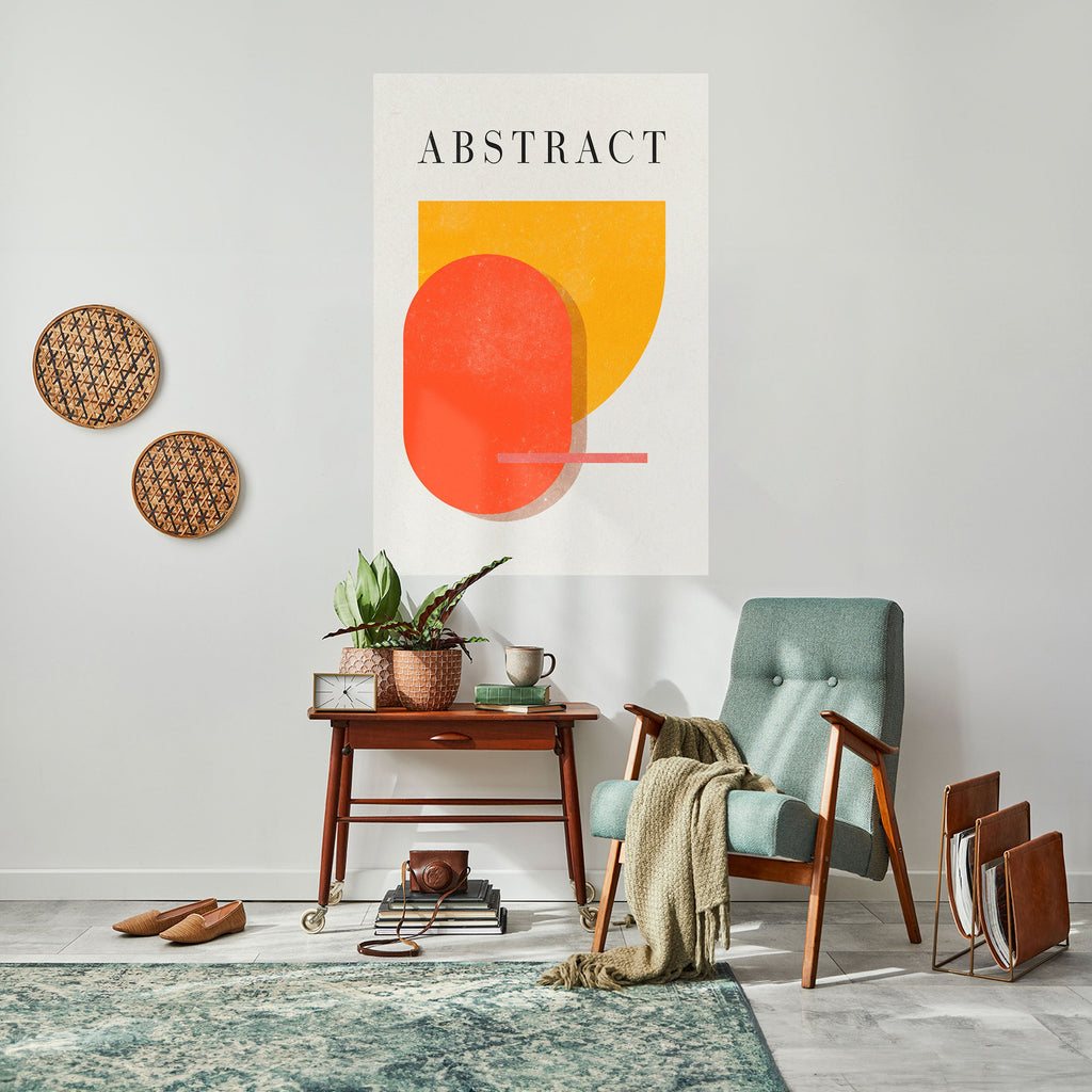 PLAYFUL COMPOSITION Poster Vertical Autocolante