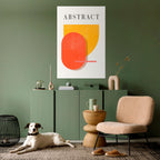 PLAYFUL COMPOSITION Poster Vertical Autocolante