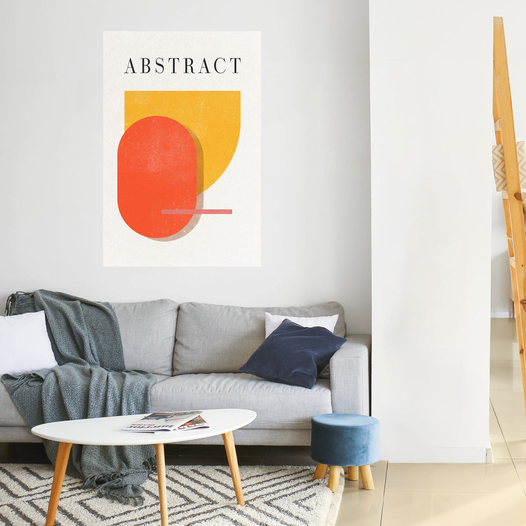 PLAYFUL COMPOSITION Poster Vertical Autocolante