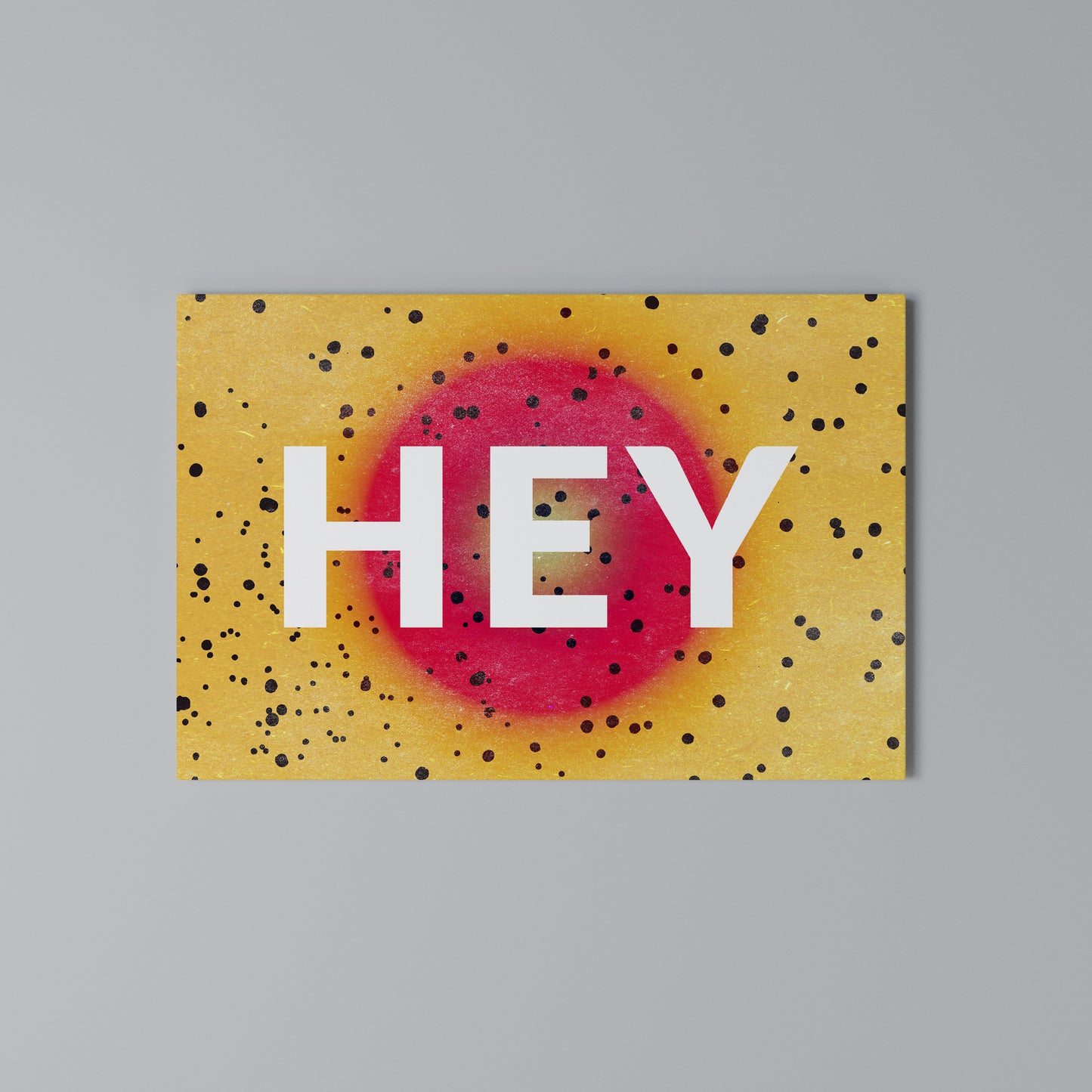HEY THERE Horizontal Canvas Print