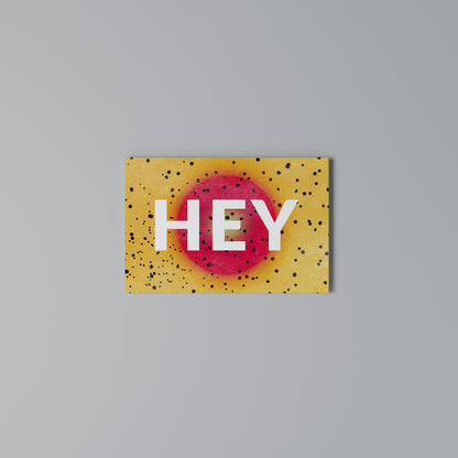 HEY THERE Horizontal Canvas Print