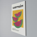 WATERMELON WHIMSY Quadro em tela vertical