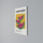 WATERMELON WHIMSY Quadro em tela vertical