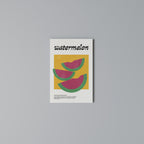 WATERMELON WHIMSY Quadro em tela vertical