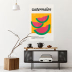 WATERMELON WHIMSY Poster Vertical Autocolante